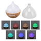 thumbnail image 4 of Humidificador de grano de madera humidificación silenciosa segura de 35 dB fuente de alimentación USB ABS difusor de aromaterapia con luz de color de 7 LED con luz nocturna ANGGREK Otros, 4 of 8