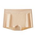thumbnail image 5 of yboeqw Ladies Ice Silk Seamless Panties Thin Breathable No Show Mid Thigh Length Underwear Size M, 5 of 6