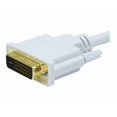 thumbnail image 2 of Monoprice - Adapter cable - DisplayPort (M) to DVI-D (M) - 6 ft - thumbscrews - white, 2 of 3