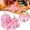 Z-Pink(Powder-Gold), variant on YAZHPA Artificial Foam Pumpkins, Fall Decor - Harvest Decor Foam Pumpkin 7 PCS Set for Halloween Thanksgiving Fall Decorations, Realistic Faux Pumpkins for Festive Home Decor, White