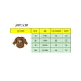thumbnail image 5 of Suealasg Western Baby Boy Girl Romper 3 6 12 18 Months Infant Long Sleeve Round Neck Letter Cow Print Bodysuit Newborn Fall Autumn One Piece Clothes, 5 of 8