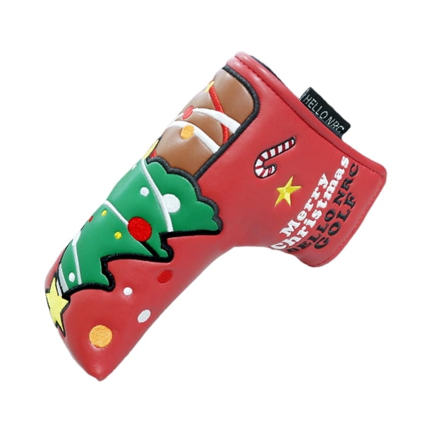 Cubierta de la cabeza del palo de golf Sunnimix Putter híbrido Rojo 18x13cm