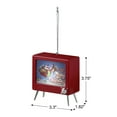 thumbnail image 5 of Mr. Christmas Musical LED TV Ornament - Red, 3.3" W x 1.8" D x 3.75" H, 5 of 6