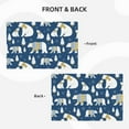 thumbnail image 4 of Placemats Set of 4 / 6, cute winter bear Placemats for Dining Table Indoor/Outdoors Heat Resistant Washable Placemats 18" x 12", 4 of 8