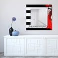 thumbnail image 4 of Empire Art Direct "Fashion" 24" Square Beveled Wall Mirror on 36" Square Printed Tempered Art Glass - 36 x 36, 4 of 9