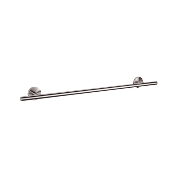 Lexora Home Bagno Nera Stainless Steel 30" Towel Bar in Satin Nickel