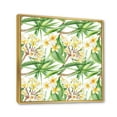 thumbnail image 3 of Designart 'Yellow Flowers and Tropical Foliage VI' Modern Framed Canvas Wall Art Print, 3 of 5