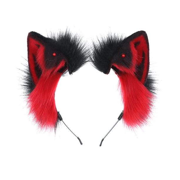 Fox Wolf Cat Dog Ears Diadema Barrettes Disfraz de Halloween Party Headgear Headwear Accesorios para el cabello Adepaton BST2001785