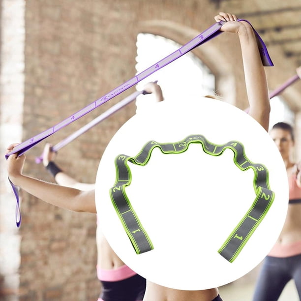 Correa de banda elástica, banda elástica de estiramiento para ejercicios, múltiples bucles , entrenamiento físico, aptitud, asistencia de est bucles DYNWAVEMX Correa de yoga