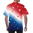 thumbnail image 5 of Purcolt 4th of July Shirts for Men Short Sleeve Crew Neck Patriotic Graphic T-Shirts Independence Day Tee Tops, 5 of 7
