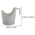 thumbnail image 5 of HOLIDYOYO Anti-Scalding Paper Cup Holder 6-Pack Portable Disposable Coffee Cup Sleeves Plastic Mug Handle for Home Office Party, 5 of 5