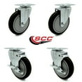 thumbnail image 2 of Avantco HPCASTNB HPCASTWB Swivel Caster Replacement Set - Service Caster Brand, 2 of 2