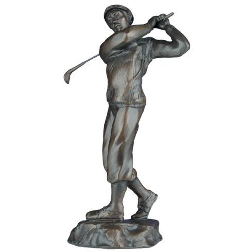 Sculpture Statue GOLF Traditional Old Time Golfer Resin New Hand