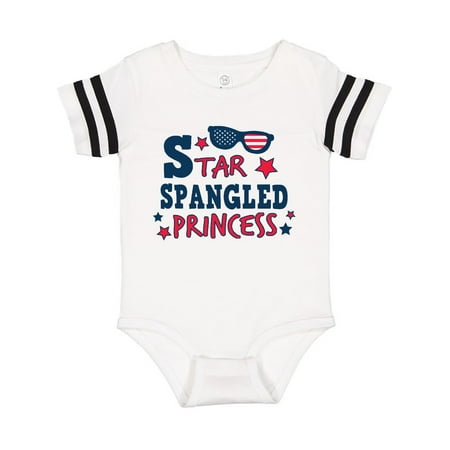 

Inktastic Star Spangled Princess with Sunglasses and Stars Gift Baby Girl Bodysuit