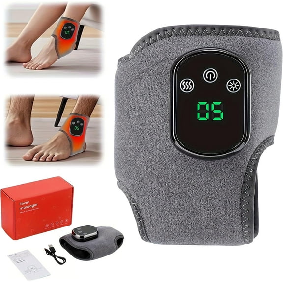 3-in-1 Foot Relief Massager with Kneading, Compression, and Heat, Portable Essence Foot Massager for Neuropathy.