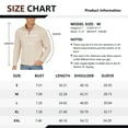 thumbnail image 6 of Iceglad Mens Quarter-Zip Sweater Textured-Knit Mock Neck Pullover Business Casual Slim Fit Knit Texture Sweater, 6 of 8