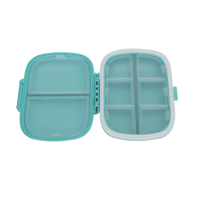 8 Compartiments Organisateur de Pilules, Mini Boîte de Bonbons de Voyage Conteneur de Pilule Forte Protection pour Sac à Main pour Boîte de Stockage de Pilule Quotidienne