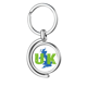 thumbnail image 1 of Mapa de Europa británico de combinación Rotating keychain Metal Keyring Holder, 1 of 2