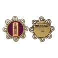 thumbnail image 1 of Big Ben torre Landmark bandera UK Inglaterra Mark ilustración patron Broche de flores, regalo de joyería para mujeres y niñas Unbranded M, 1 of 3