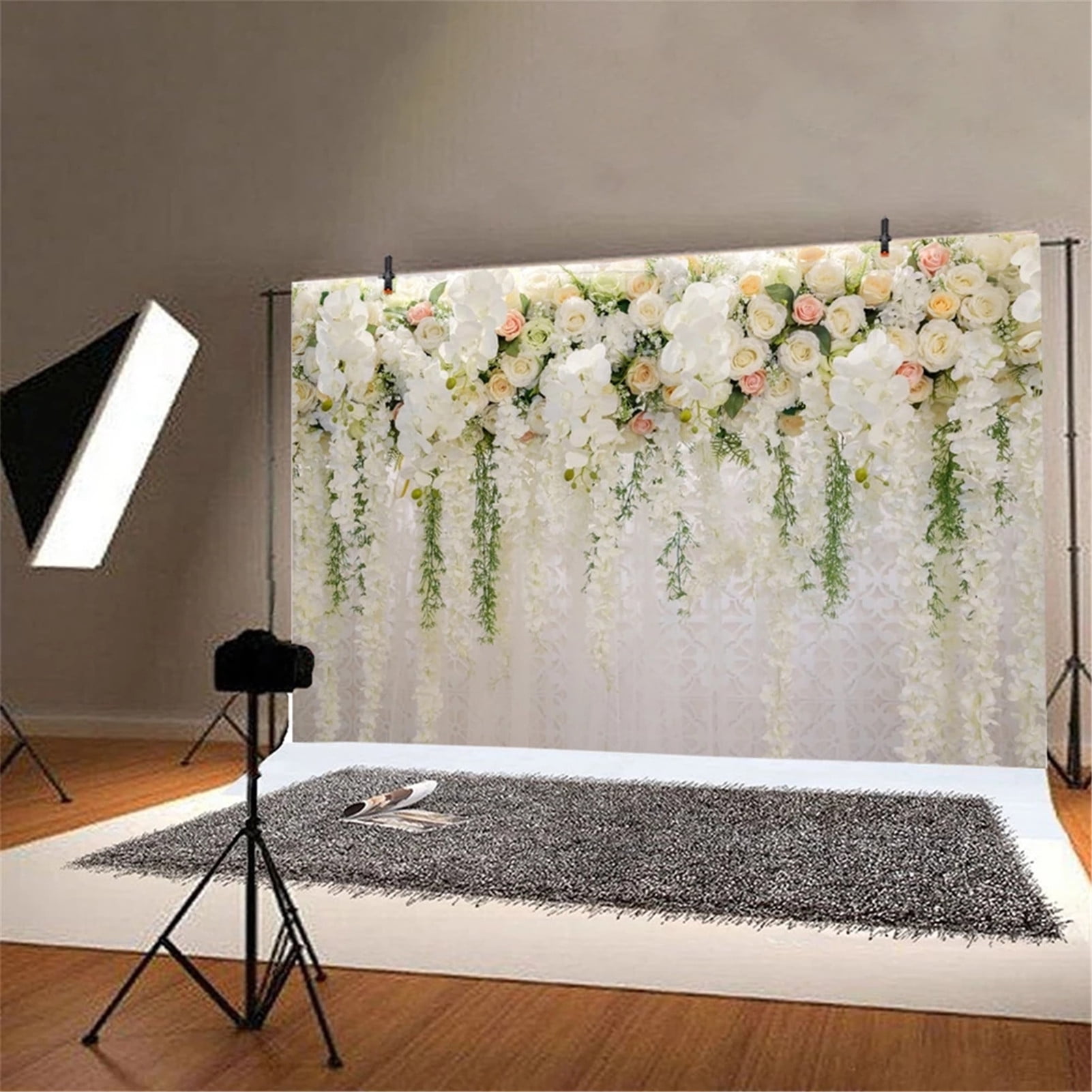New210x150cm Backdrop Photography Blue Sky Backdrop Vintage Wall Background Cloth Party Wall Background Wedding Party Background Photo Backdrop for Wedding Reception Photography Backdrop Photo Backdro