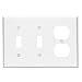 thumbnail image 3 of 80521-00W Plaque Murale Réceptacle Recto Verso 2 Interrupteurs Blanc, 3 of 3