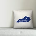 thumbnail image 4 of Creative Products Blue and White Kentucky Pride 16x16 Spun Poly Pillow, 4 of 4
