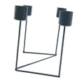 thumbnail image 2 of Candelabro romántico centro de mesa candelabro estable candelabro para fiesta boda mesa de comedor Negro, 2 of 9