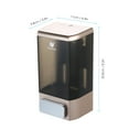 thumbnail image 4 of CHUANGDIAN Dispensador de jabón manual montado en la pared 1000 ml / 33,8 oz Caja de champú líquido Tomshoo Dorado champagne, 4 of 7