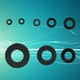 thumbnail image 3 of Negro Nylon Washer-480Pcs Negro Nylon Washer Junta Kit de combinación de montaje plano M2-M10 Suministros de hardware, 3 of 14