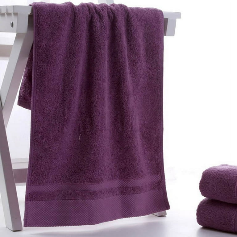 Cotton Towels Ultra Soft and Absorbent Pure Towel Bath Thick Towel Bathroom Luxury Bath Sheet - 13.38 inch x 29.5 inch, Size: 34