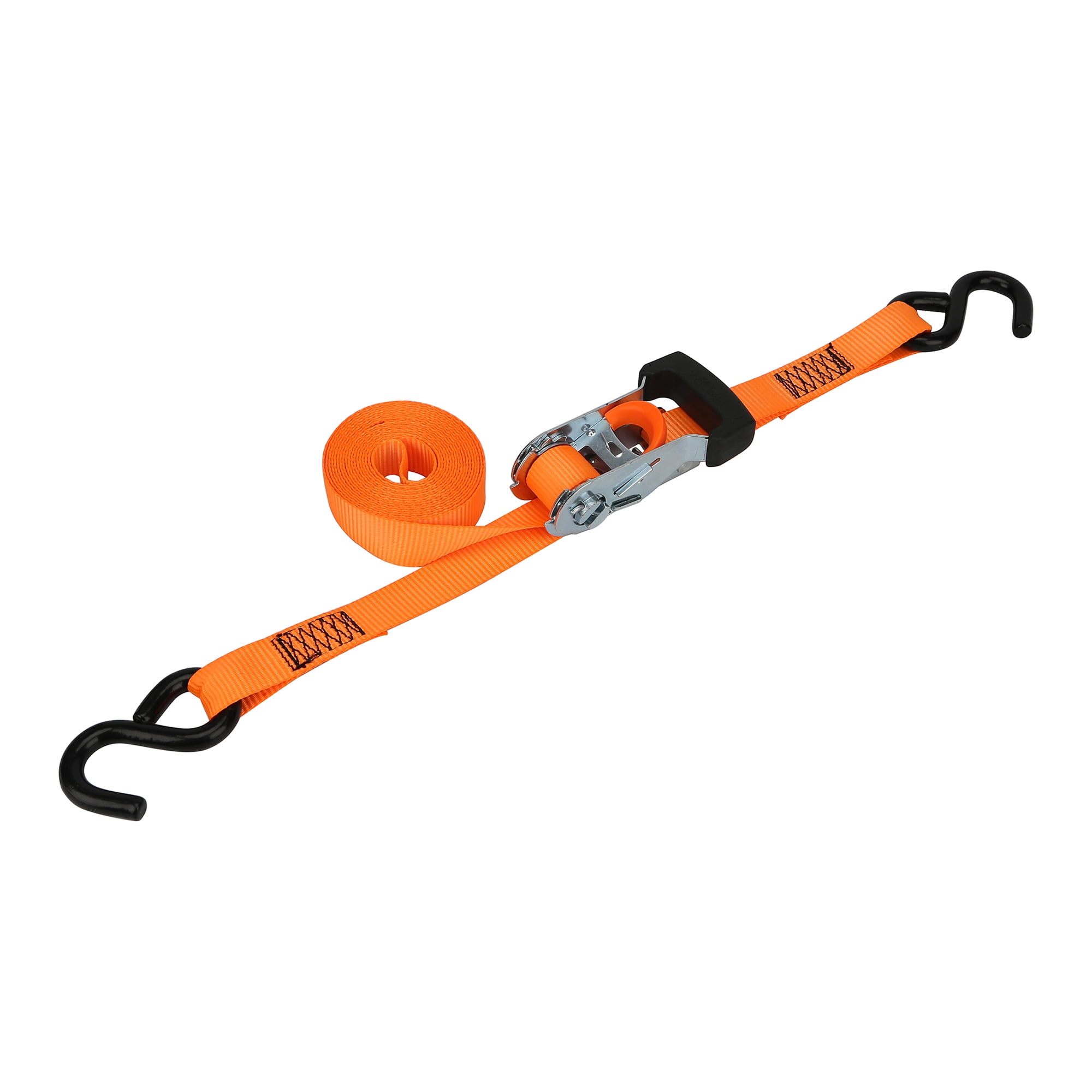 Hyper Tough 14ft Heavy Duty Ratchet Tie-Down Straps, 4-pack