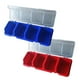 thumbnail image 4 of 2x contenedores organizadores de tornillos, contenedores de almacenamiento, caja de almacenamiento de piezas pequeñas, caja de herramientas con tapa,, 4 of 9