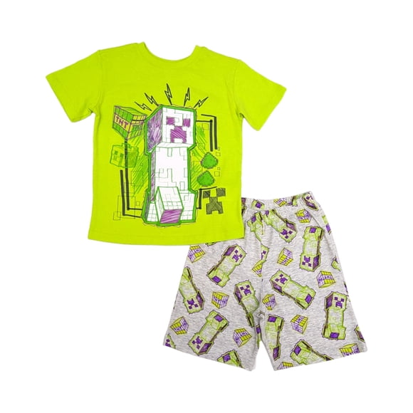 Playera Manga Corta Chiffon Short Chiffon Minecraft Multicolor Talla 8