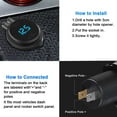 thumbnail image 5 of 12V USB Outlet, Quick Charge 3.0 Dual USB Car Charger with Contact Switch and Voltmeter for 12V/24V Motorcycle Car Truck, 5 of 9