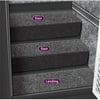 Presto Fit 50090 6 In. Step Huggers For RV Stair, Black Granite