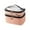 Pink, variant on Multifunction For Women Big Capacity Toiletry Beauty Storage Cosmetic Bag Large Travel Makeup Bag Women Make Up Case Double Layer BEIGE