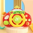 thumbnail image 1 of Simulation Steering Wheel Car Seat Toy Simulation Steering Vocal Toys for Games Pink, 1 of 9