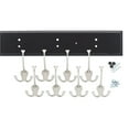 thumbnail image 7 of Franklin Brass R33646K-CFB-R Tri-Hook Hook Rack, 45 in. Cocoa and Flat Black, 7 of 7