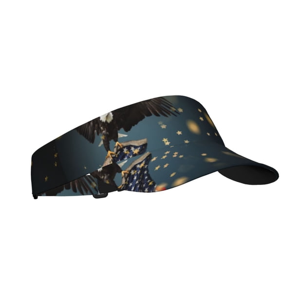 Balery North American Bald Eagle Gorra deportiva con visera ajustable para mujer y hombre (talla única)