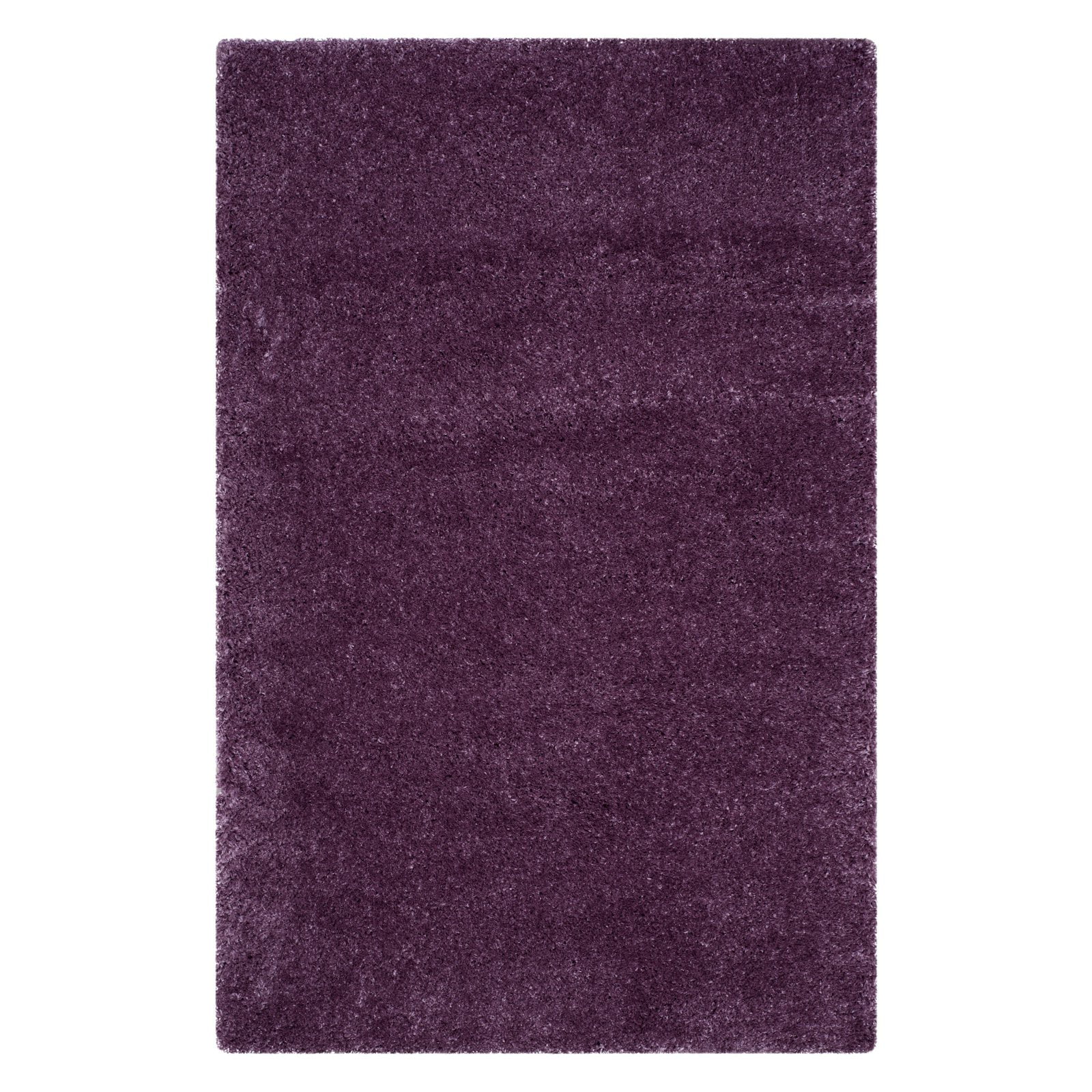 SAFAVIEH Reno Deacon Solid Polyester Shag Area Rug, Purple, 8' x 10 ...