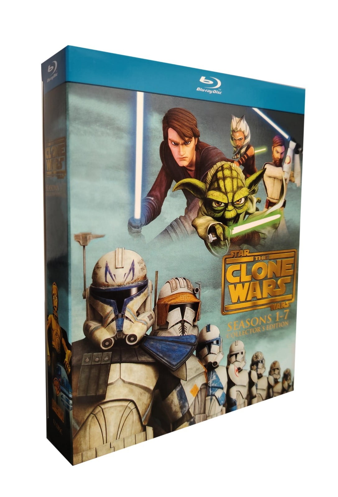 Star Wars: Clone Wars 1-5 [DVD] ブルーレイ　英語 Amazon.com: Star Wars The Clone Wars Complete Series 1-5