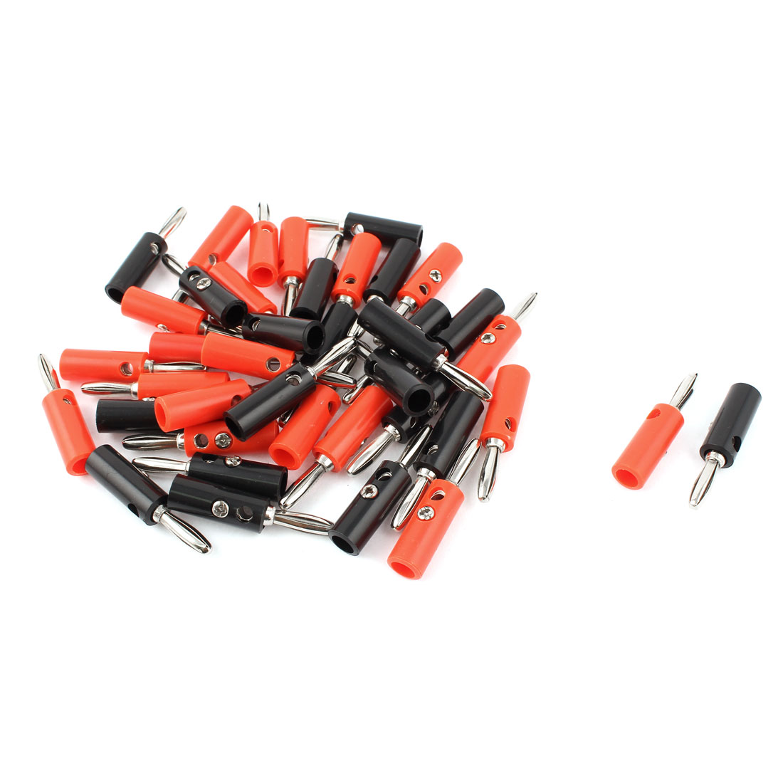 Lot De 30 Fiches Banane 4mm - Connecteurs Audio Pratiques Pour Brancher Vos Enceintes, Amplis Et Chaînes HiFi.