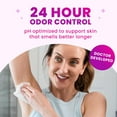 thumbnail image 2 of Acidified Deodorant Wipes - 24 Hour Odor Control - Aluminum Free, Baking Soda Free, Skin Loving - 15 Count (Pack of 3) (Cool Cucumber), 2 of 4
