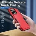 thumbnail image 6 of Designed for iPhone 11 Pro Heavy Duty Case, Protection Shockproof Dropproof Dustproof Anti-Scratch Phone Case Cover for iPhone 11 Pro Heavy Duty Case, Red, 6 of 8