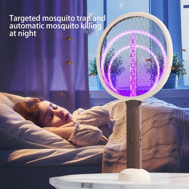 Eléctrico 2 en 1 eléctrico Mosquito Swatter Summer Anti Insect Bug Zapper Trap Raqueta Ndcxsfigh Nuevos Originales