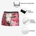 thumbnail image 3 of Fotbe Flower White Cow Calzoncillos Tipo Boxer con Bolsa de Soporte Total para Hombre, X-Temp Fresco, Transpirable y de Secado Rápido-X-Large, 3 of 5