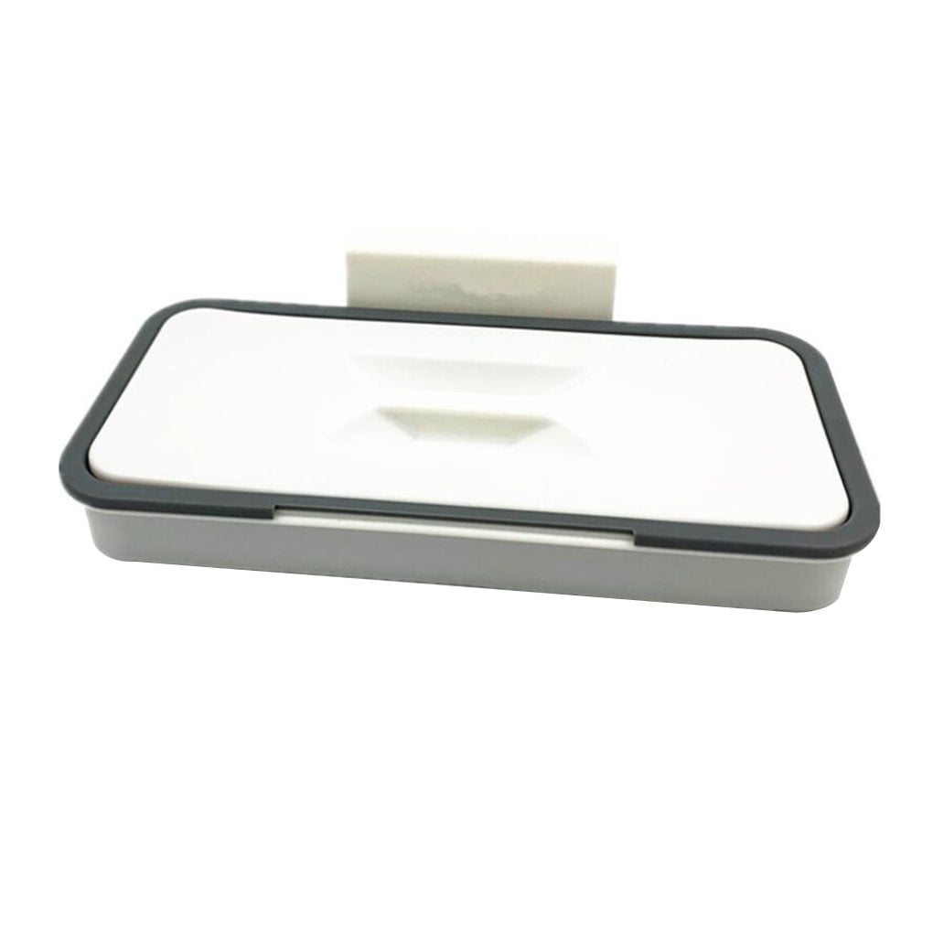 White Iron Over-Door Garbage Bag Holder Rack main image 0