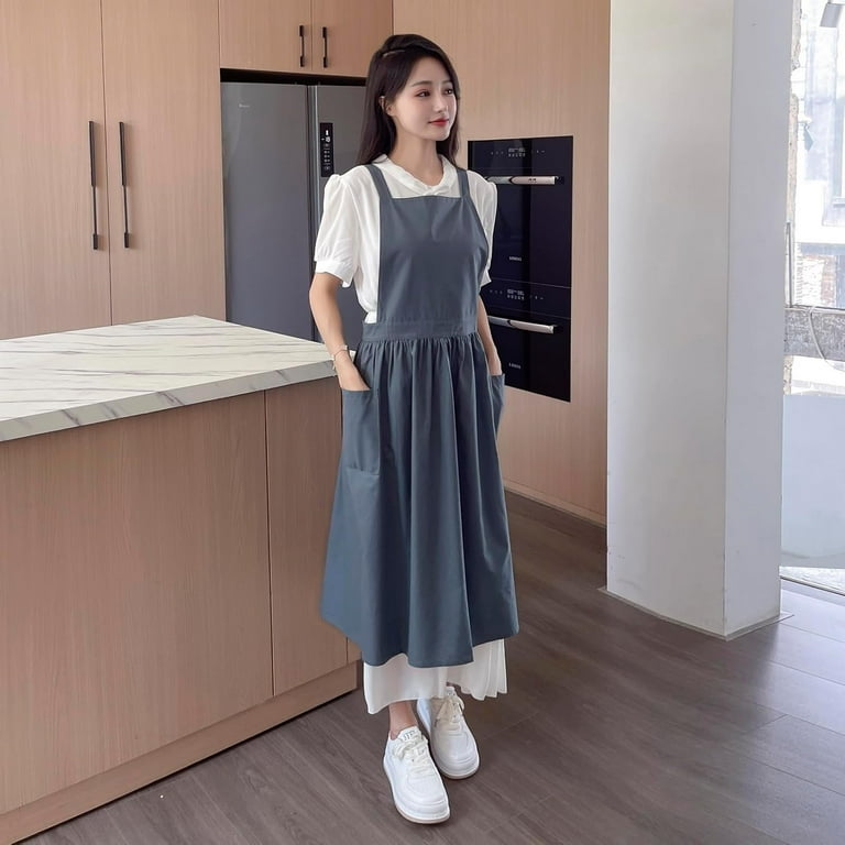 japanese blue dress Japanese Blue Kimono for Women 'Ofunato' – My Japan Clothes main image 0