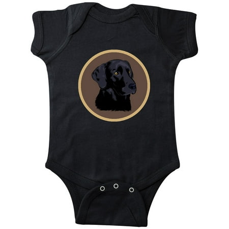 

Inktastic Black Lab Dog Labrador Retriever Gift Baby Boy or Baby Girl Bodysuit