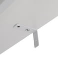 thumbnail image 7 of Ktaxon 5-Shelf Industrial Wood Ladder Bookcase with Metal Frame,White, 7 of 7